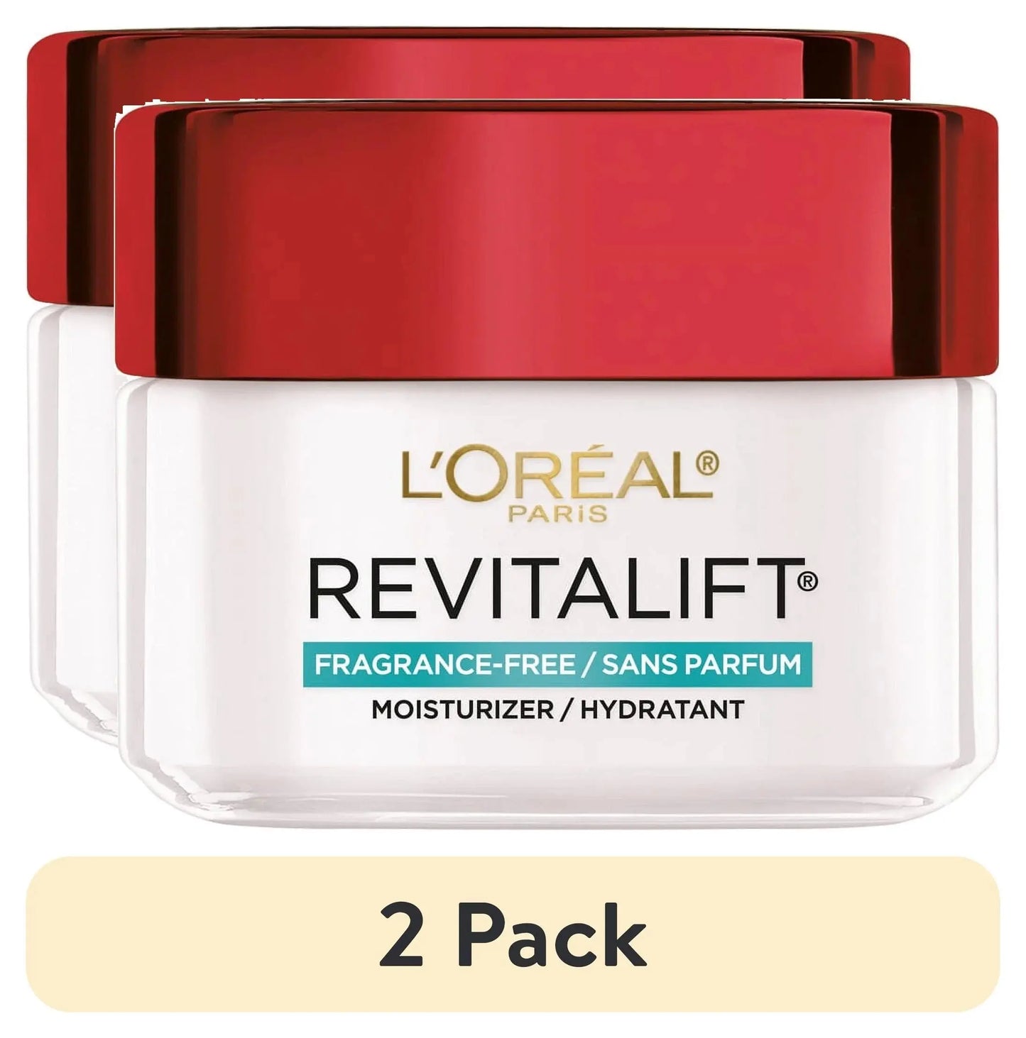 Revitalift Anti-Aging Face & Neck Cream, Fragrance-Free – Firming Moisturizer with Pro Retinol & Centella Asiatica, 1.7 Oz