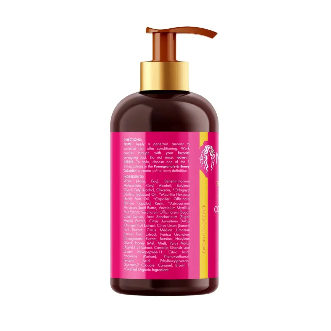 Mielle Pomegranate & Honey Leave-In Conditioner – Hydrating, Detangling & Frizz Control, 12 fl. oz