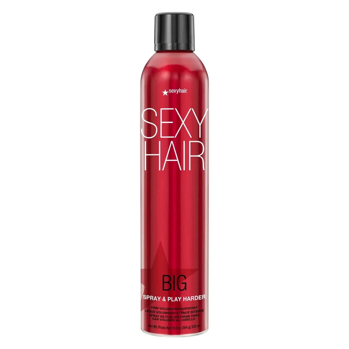 Big Sexy Hair Spray & Play Harder Firm Volumizing Hairspray 10Oz – Super Hold, Maximum Volume & Shine