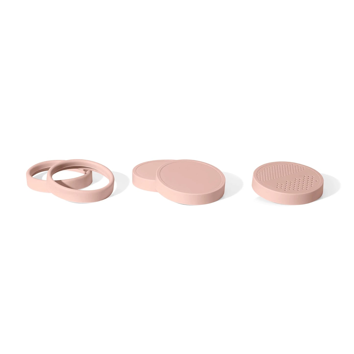 Drew Barrymore Beautiful 12-Piece Personal Blender Set 240W Rose Pink | Portable Smoothie Maker, Coffee Grinder, Travel Cup | Compact Countertop Kitchen Appliance