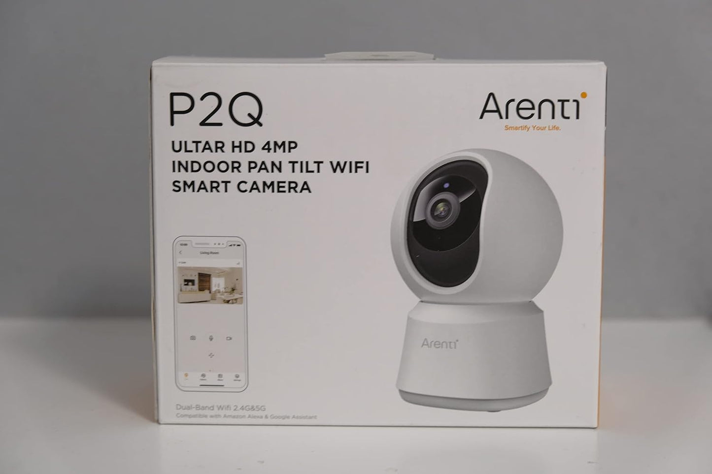 5G 4MP Indoor Security Camera Pet Baby Monitor Auto Tracking Night Vision 2-Way Talk