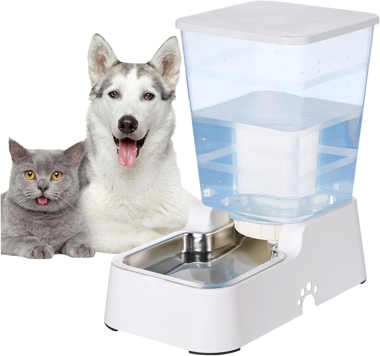 Automatic 5.4L Pet Water & Food Feeder