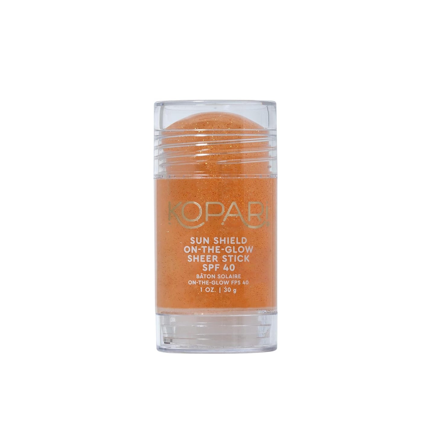 Sun Shield SPF 40 Glow Stick – Sheer Face & Body Sunscreen, Water-Resistant, 1 Oz