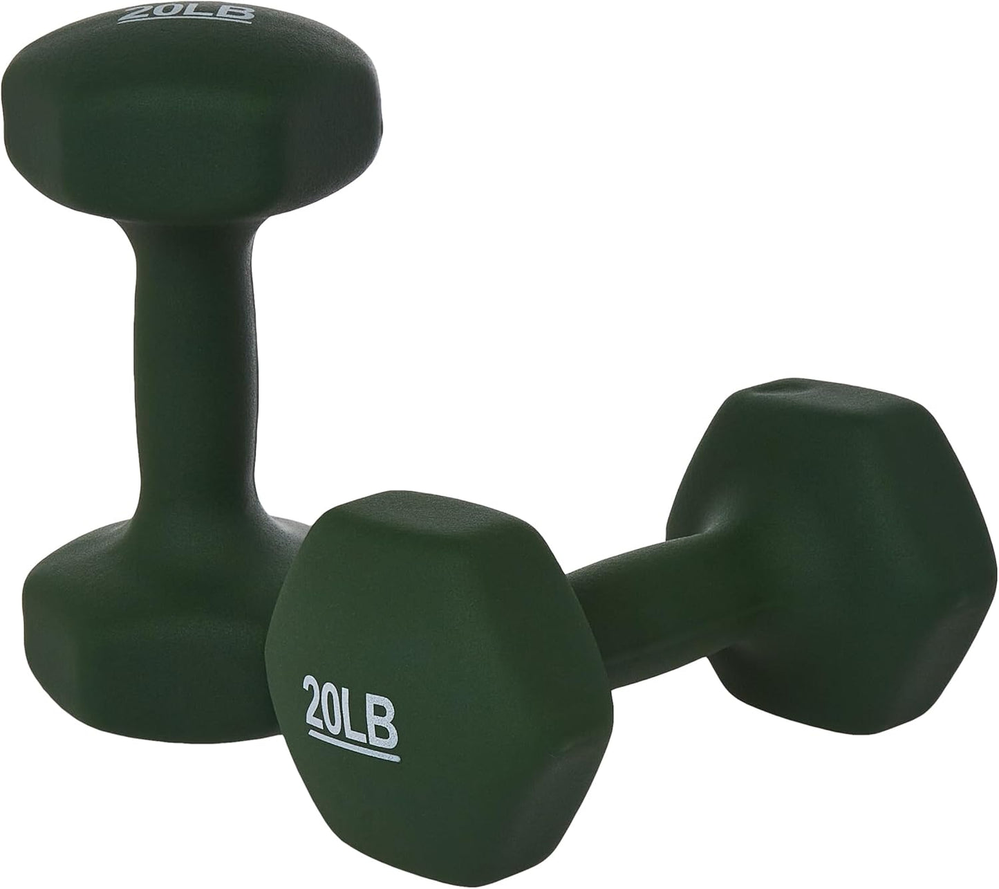 Neoprene Dumbbell Hand Weights for Exercise, Strength Training & Muscle Toning