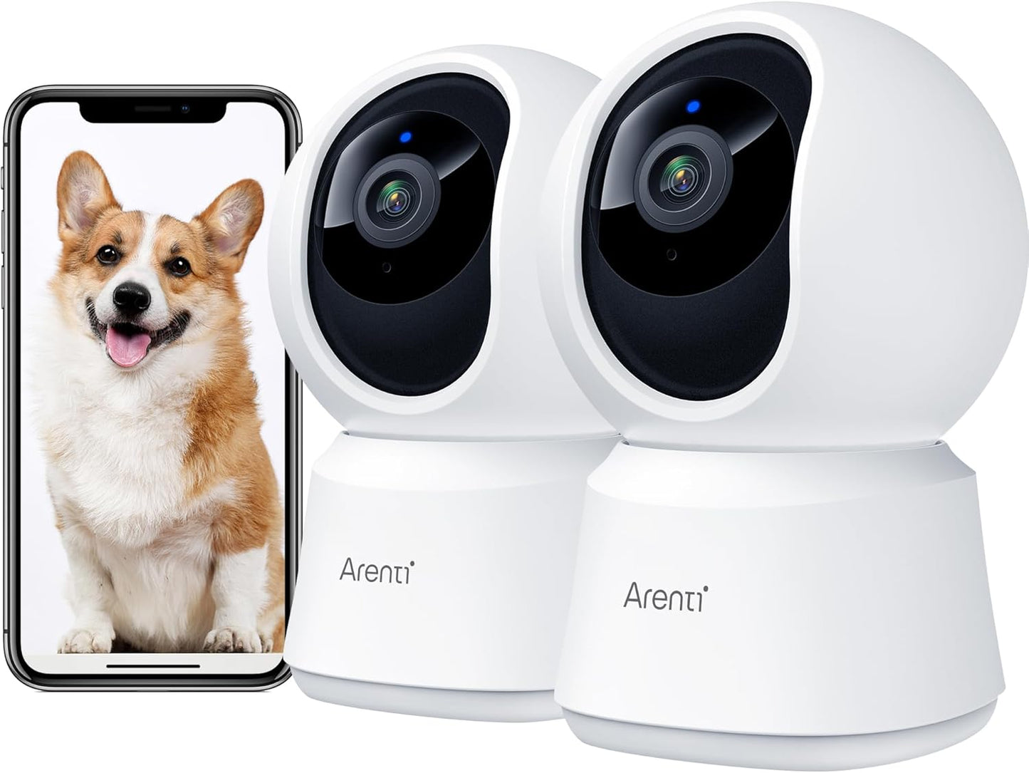 5G 4MP Indoor Security Camera Pet Baby Monitor Auto Tracking Night Vision 2-Way Talk