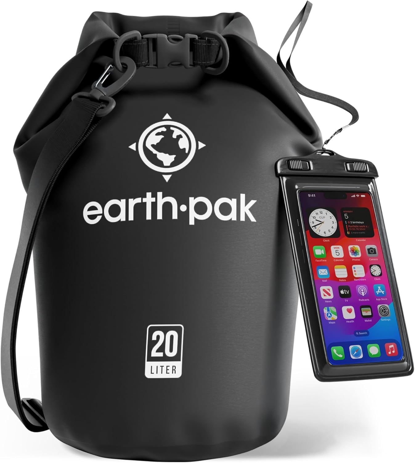 Waterproof Dry Bag – Roll Top Backpack Sack for Kayak, Canoe & Outdoor Gear