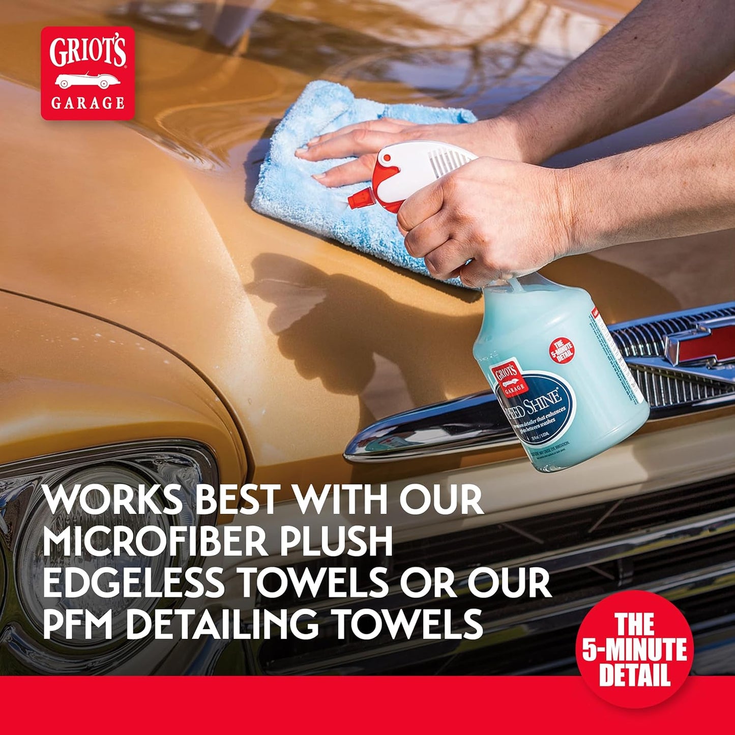 Griot’s Garage Speed Shine 35 oz – Streak‑Free Quick Detailer