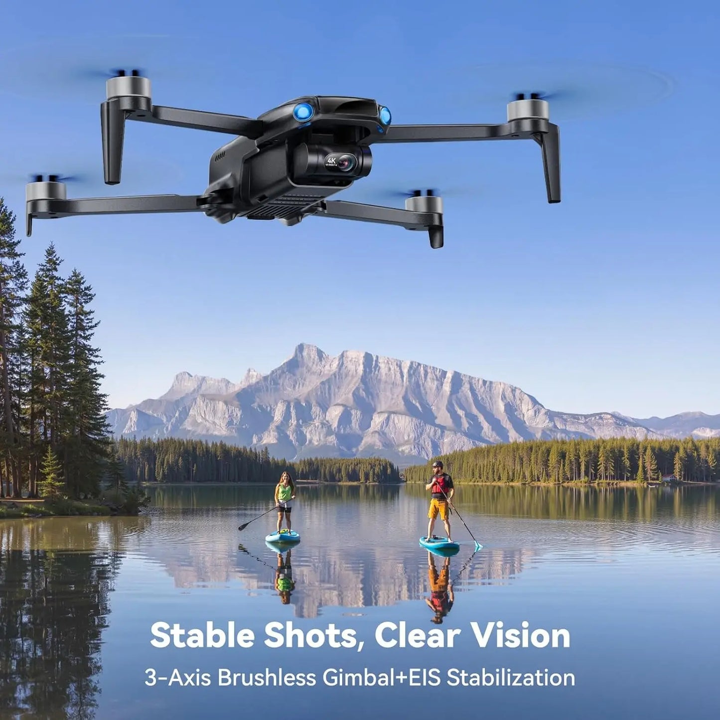 U11MINI 4K Drone for Adults - 96-Min Flight, 20,000ft FPV, 3-Axis Gimbal, Under 249g, 8K Photo