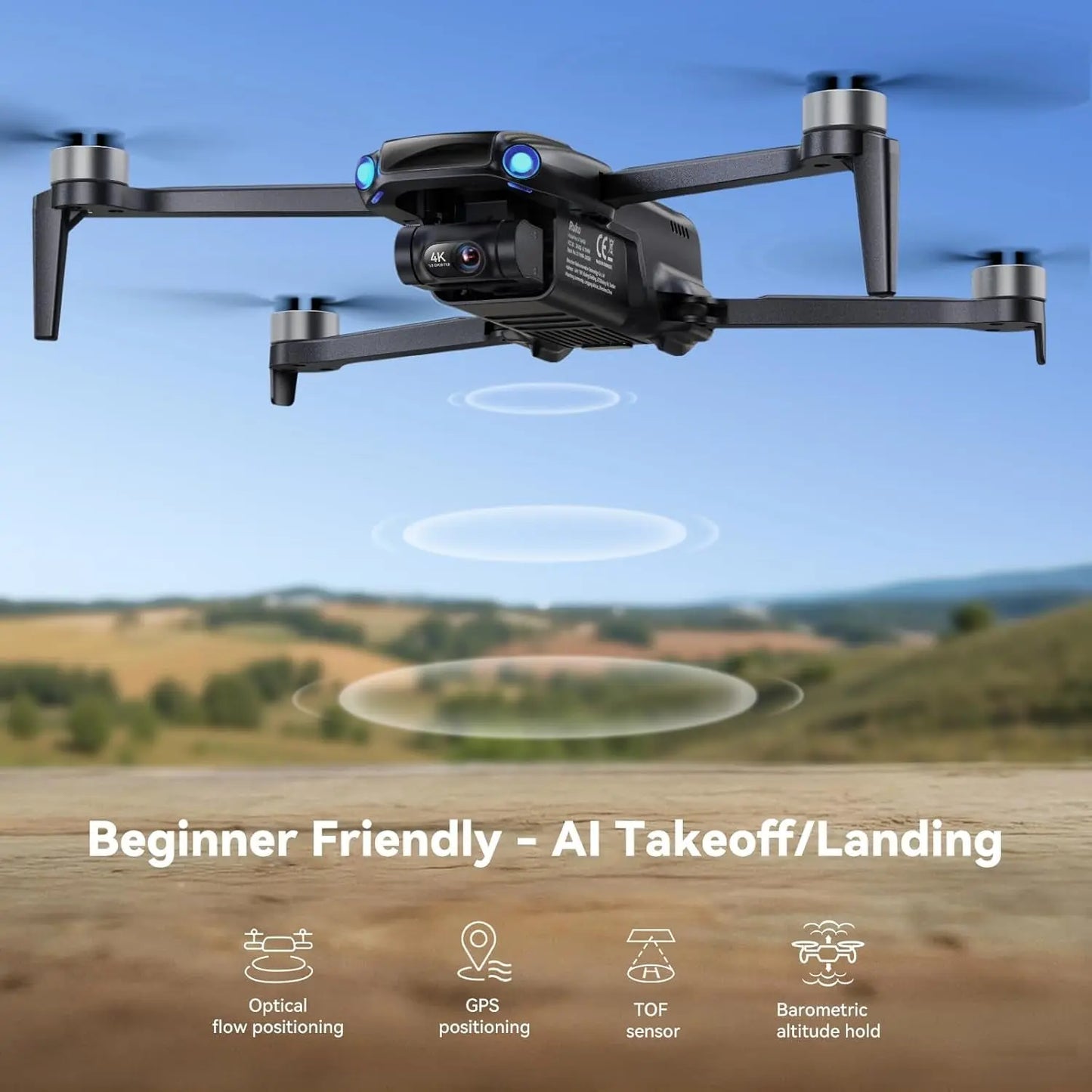 U11MINI 4K Drone for Adults - 96-Min Flight, 20,000ft FPV, 3-Axis Gimbal, Under 249g, 8K Photo