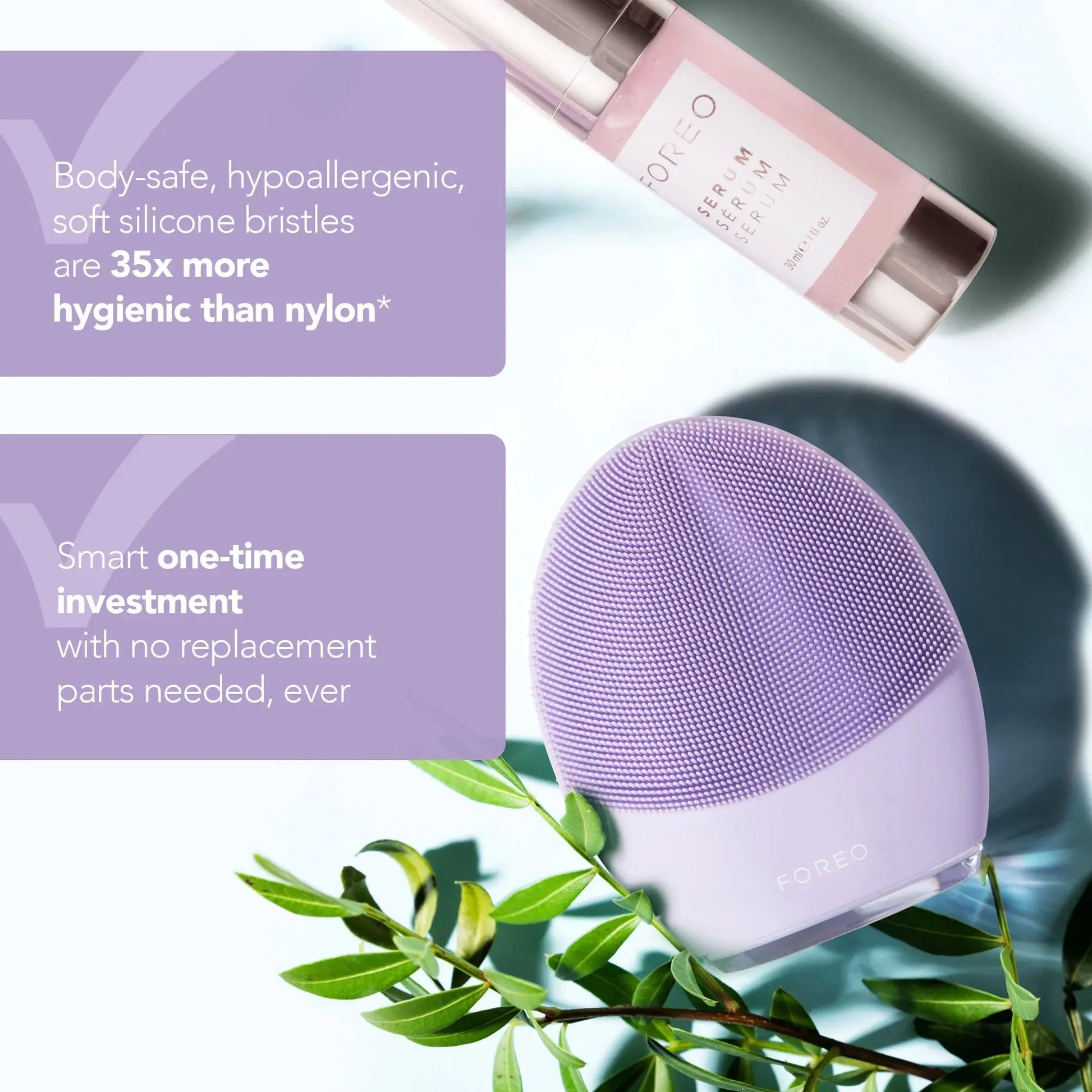 LUNA 3 Smart Sonic Facial Cleanser & Massager for Sensitive Skin – Deep Clean & Anti-Aging Face Brush