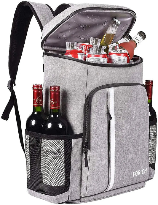 Leakproof Insulated Backpack Cooler – 30 Can Soft Cooler Bag for Beach, Camping, Hiking & Lunch
