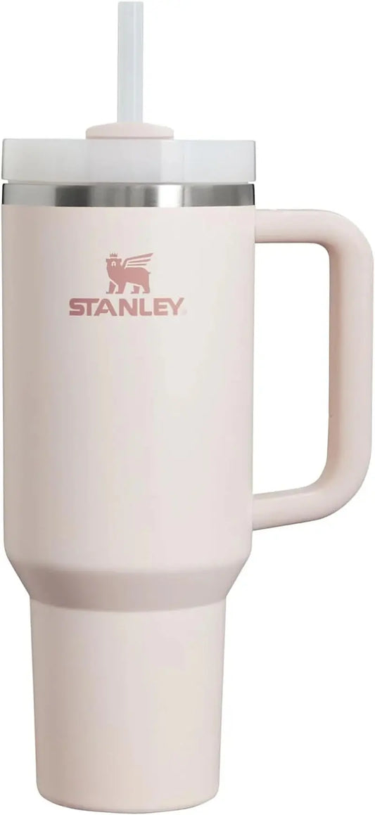 Quencher H2.0 FlowState Stainless Steel Insulated Tumbler with Lid & Straw – 40oz Leak-Resistant Travel Cup for Water, Iced Tea & Coffee