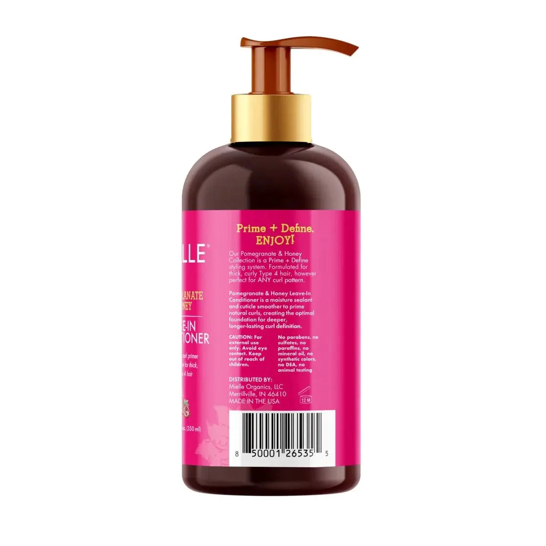 Mielle Pomegranate & Honey Leave-In Conditioner – Hydrating, Detangling & Frizz Control, 12 fl. oz