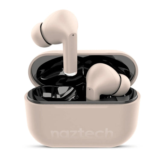 Naztech Xpods PRO TWS Earbuds with Wireless Charging Case – True Wireless Bluetooth