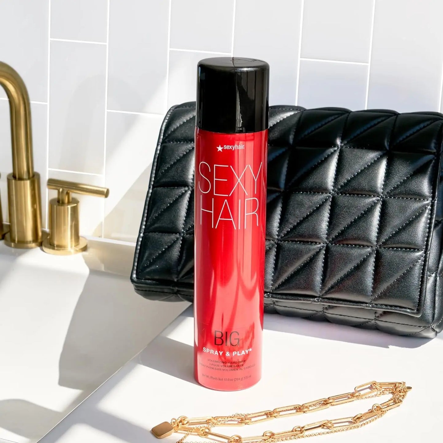 Big Spray & Play Volumizing Hairspray 10 Oz – Extra Strength, Long-Lasting Volume & Shine