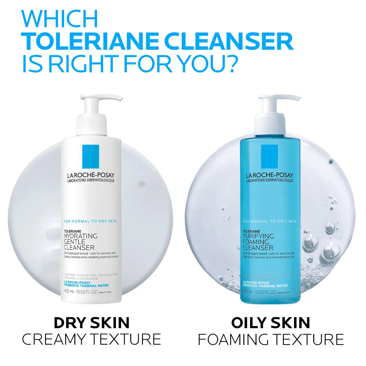 Toleriane Purifying Foaming Facial Cleanser – 13.52 Fl Oz