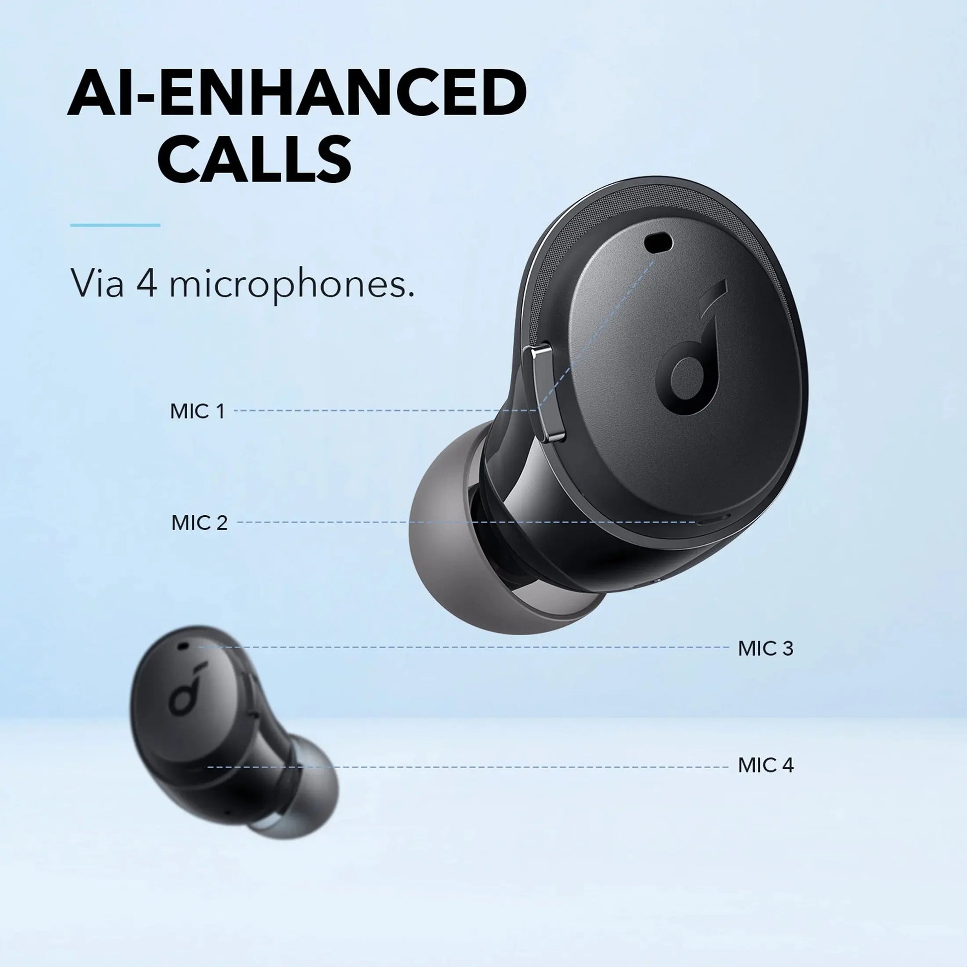 Life Dot 3i Wireless Earbuds | Noise Cancelling, 36H Playtime, IPX5 Waterproof – Black