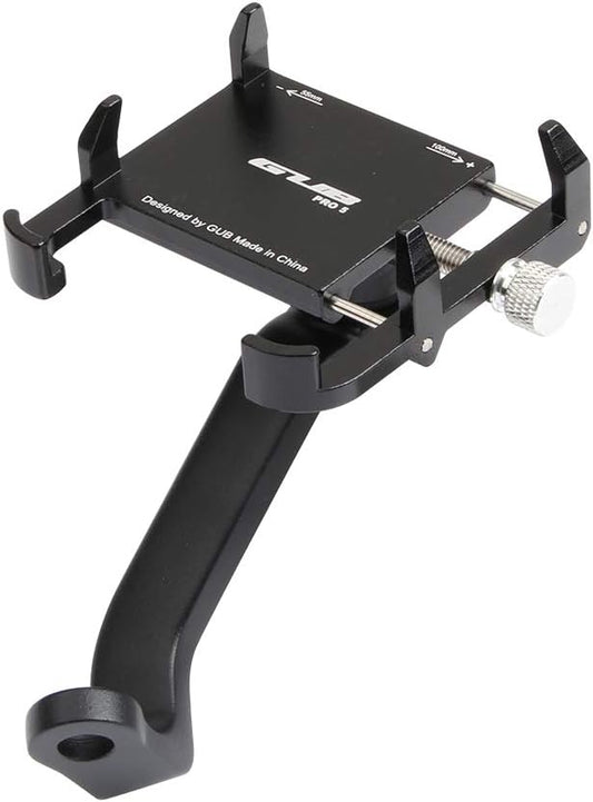PRO5-MD Adjustable Bike & Motorcycle Phone Mount – Alloy Handlebar or Rear View Mirror Bracket for Smartphones, Universal Cycling Phone Holder
