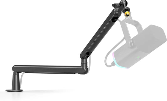 FIFINE BM88 Low Profile Microphone Boom Arm with Clamp & Cable Management