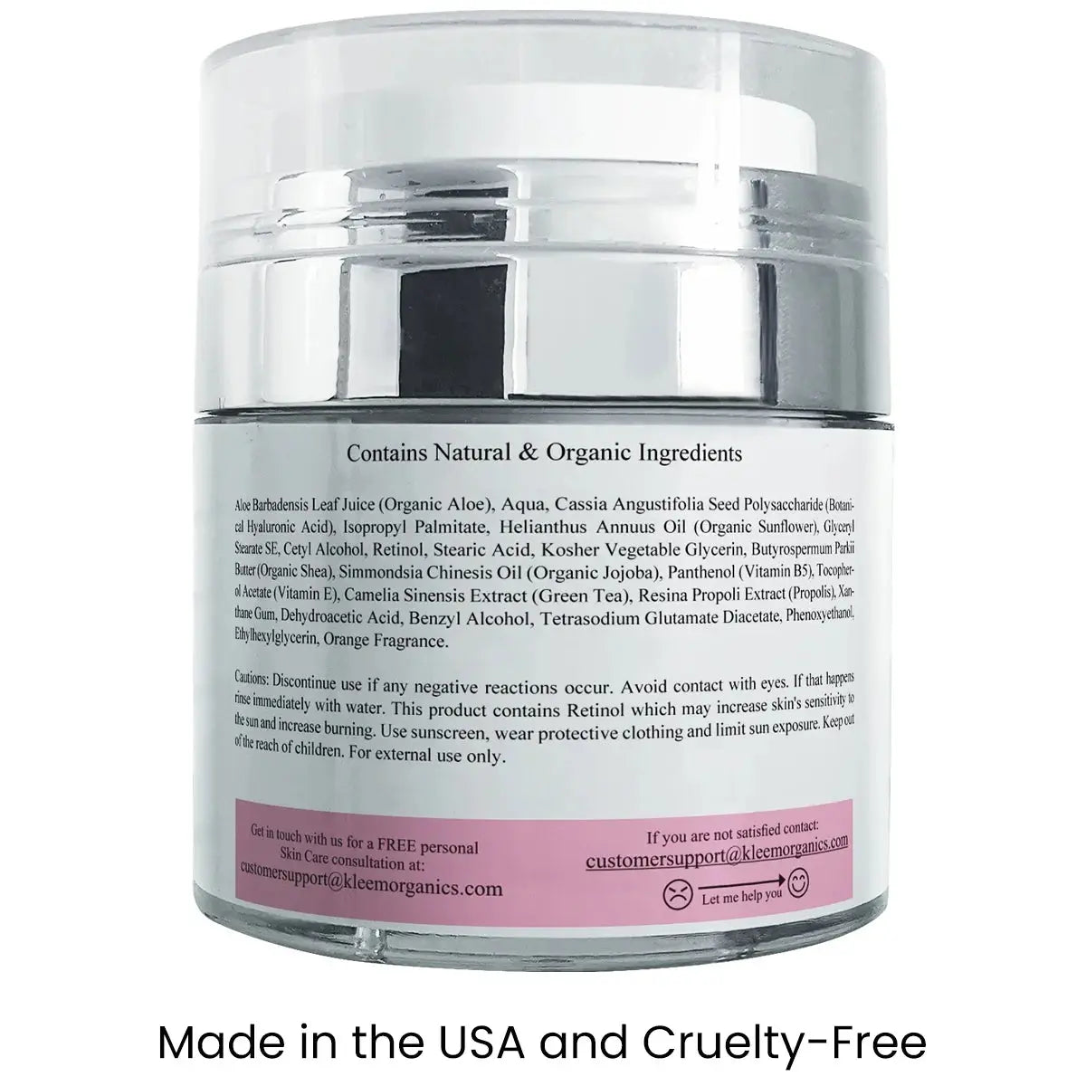 Kleem Organics Neck Firming Cream – Tightening & Lifting Moisturizer for Neck & Décolleté, 1.7 Fl. Oz