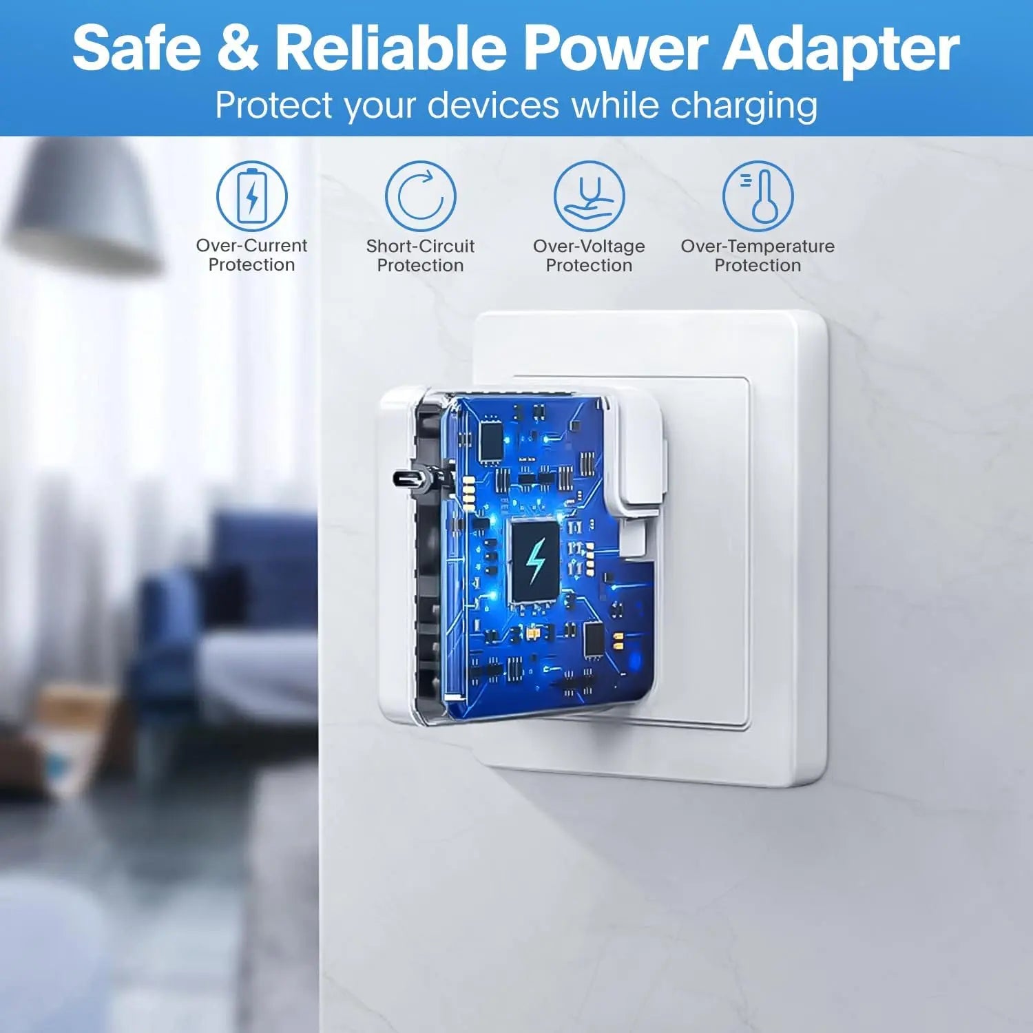 118W USB-C Fast Charger for MacBook Pro/Air, iPad Pro, Samsung & USB-C Devices