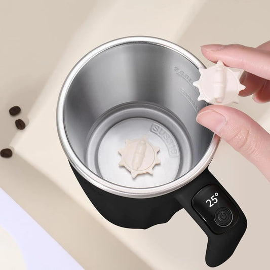 Electric Stirring Mug 16 Oz – Self-Stirring Coffee Mug for Coffee, Milk, Cocoa & More (Black)
