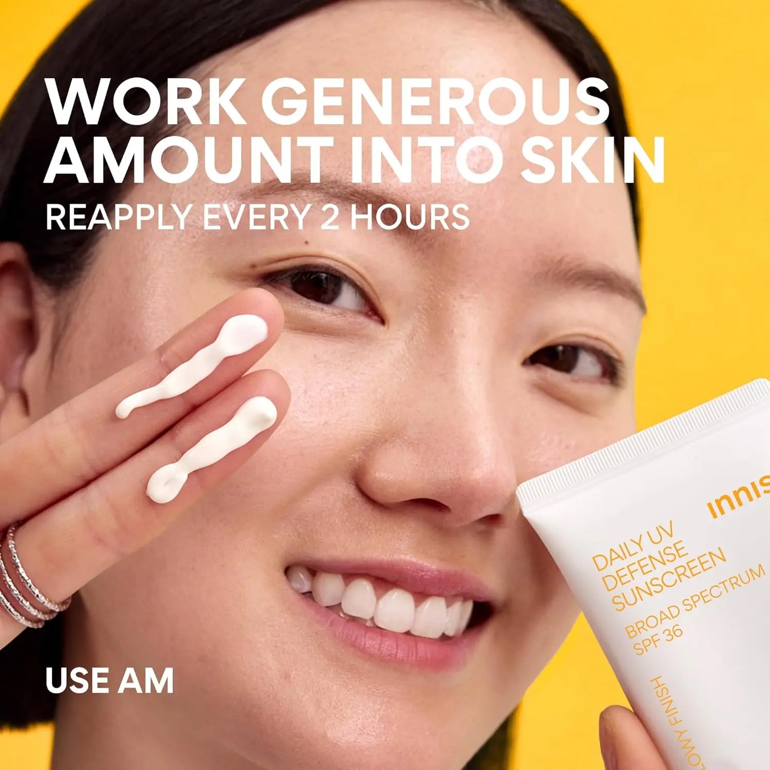 Daily UV Defense SPF 36 – Korean Face Sunscreen, Invisible, Hydrating, No White Cast