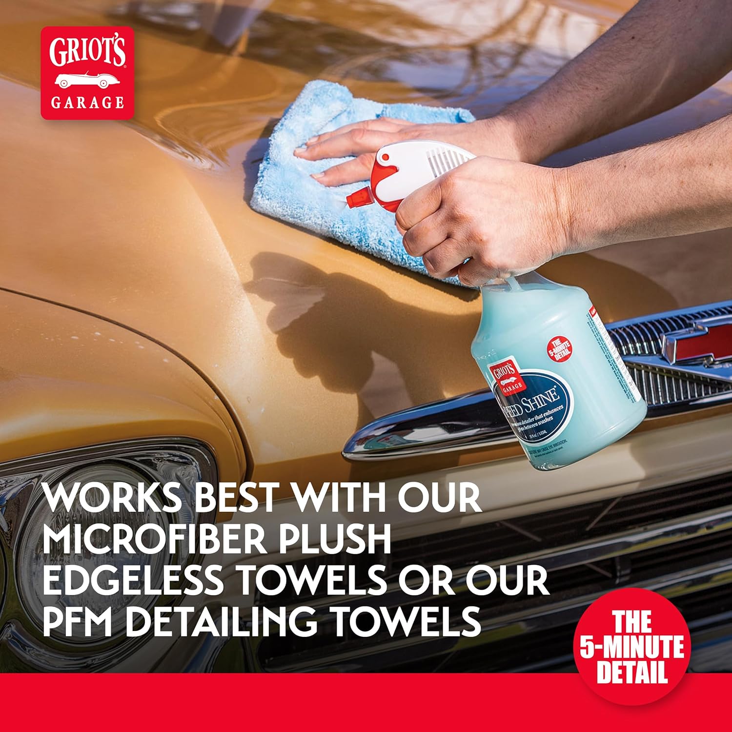 Griot’s Garage Speed Shine 35 oz – Streak‑Free Quick Detailer