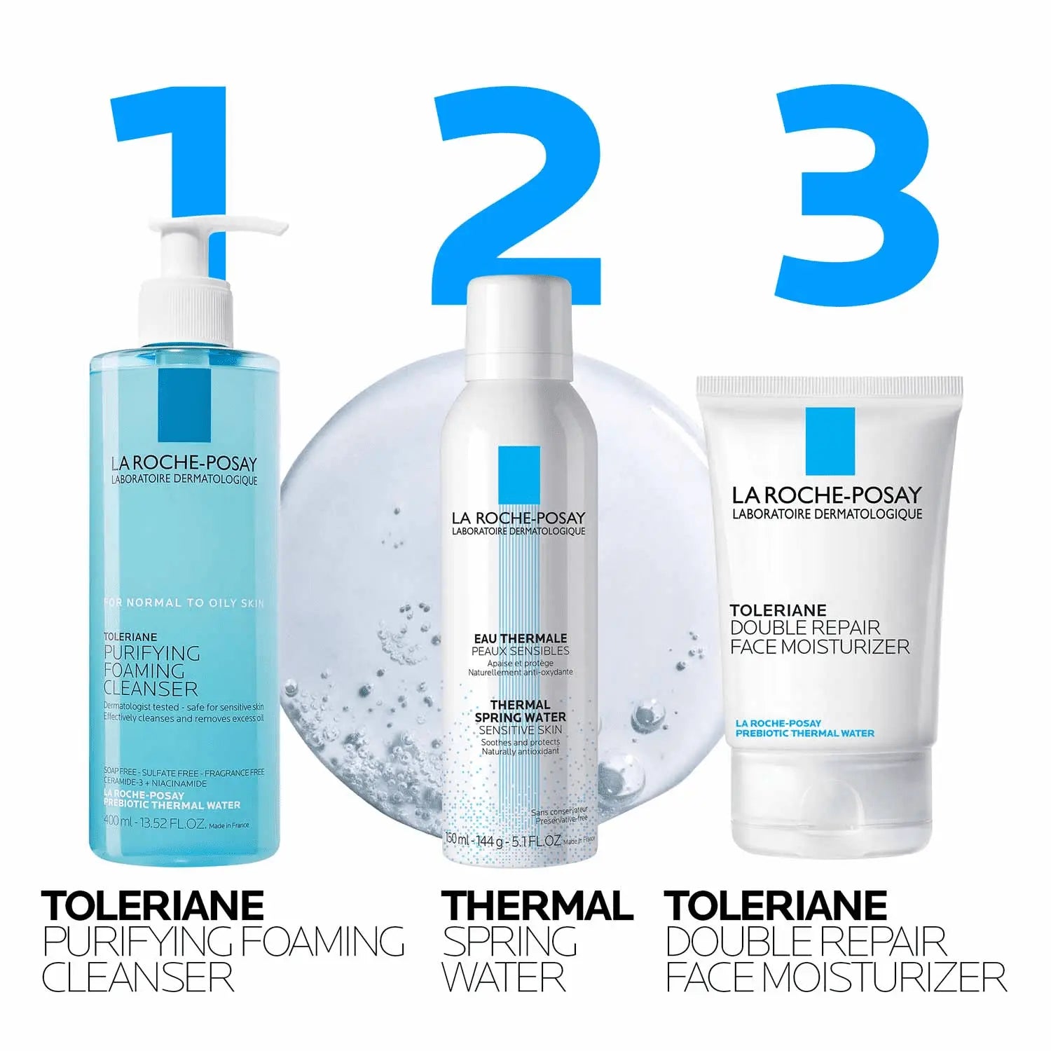 Toleriane Purifying Foaming Facial Cleanser – 13.52 Fl Oz