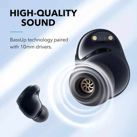 Life Dot 3i Wireless Earbuds | Noise Cancelling, 36H Playtime, IPX5 Waterproof – Black