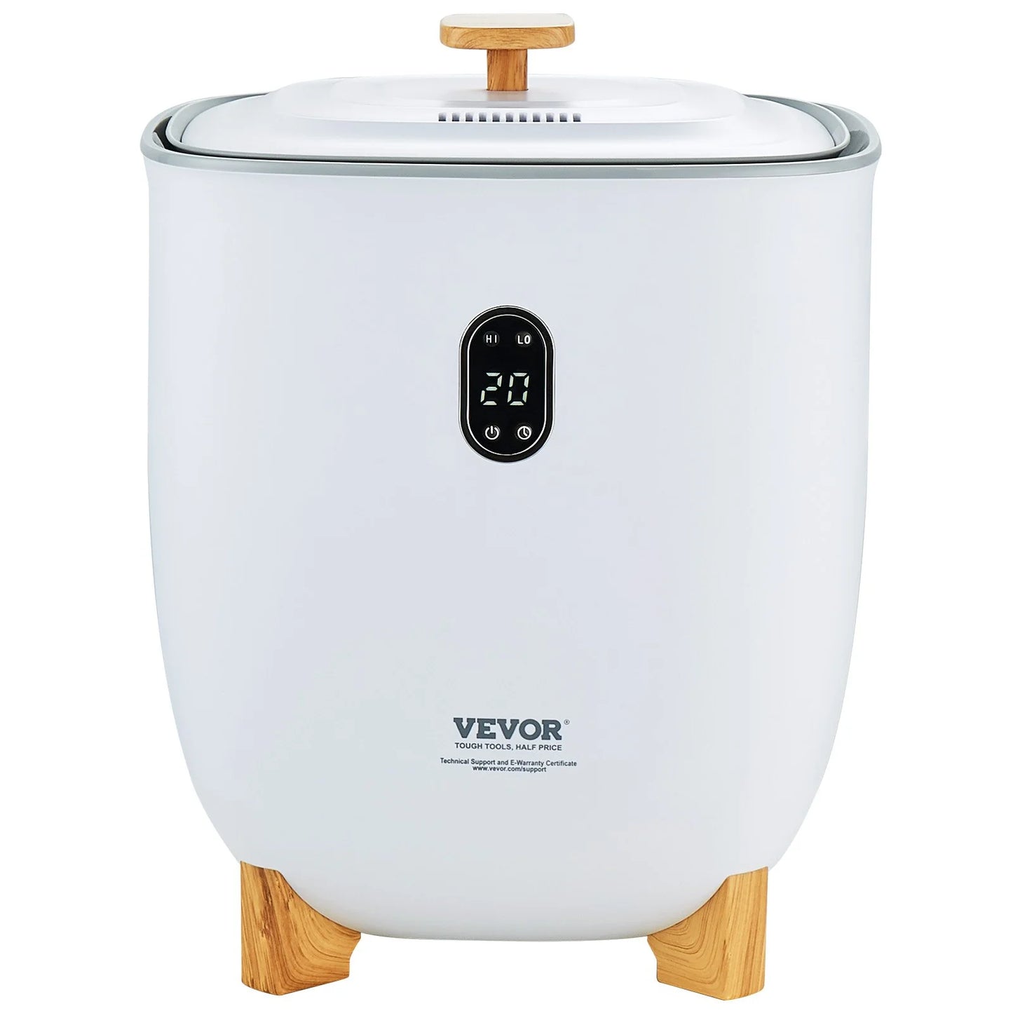 VEVOR 25L Towel Warmer Bucket with LED Display & Auto Shut Off – Large Towel, Blanket & Bathrobe Warmer for Bathroom & Spa