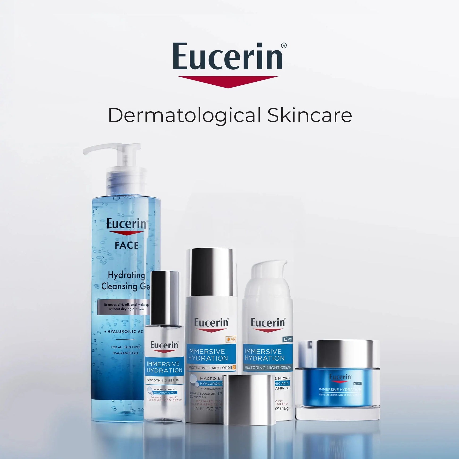Eucerin Immersive Hydration Face Lotion SPF 30 – Hyaluronic Acid Moisturizer, 1.7 fl oz