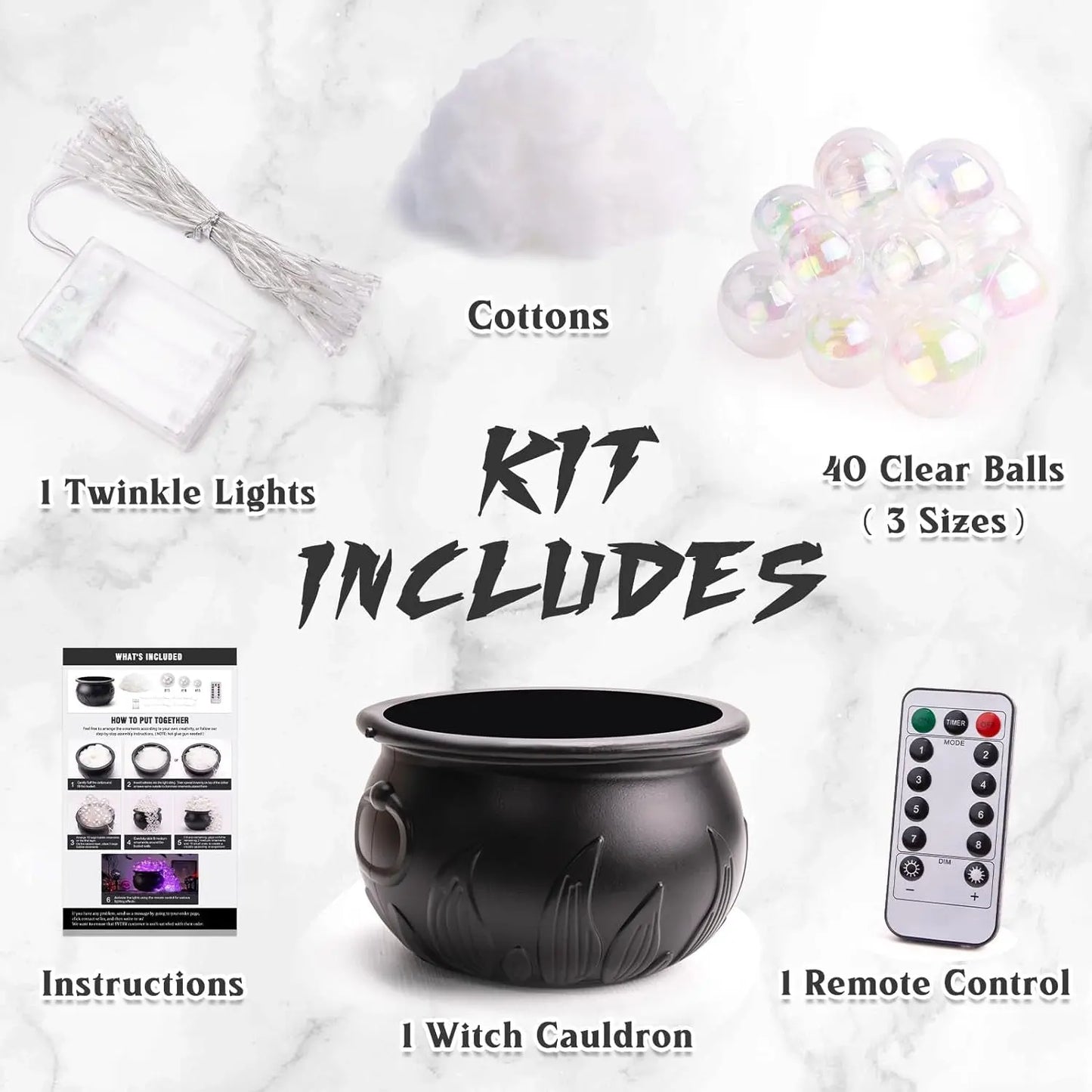Halloween Fog Machine with LED Lights