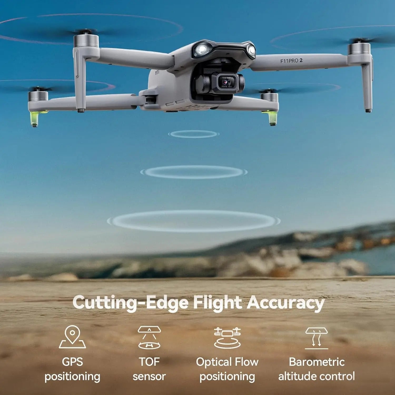 Ruko F11PRO 2: The Best Drone for Adults, 6K Camera, 3-Axis Gimbal, 70-Min Flight, 10,000ft Range