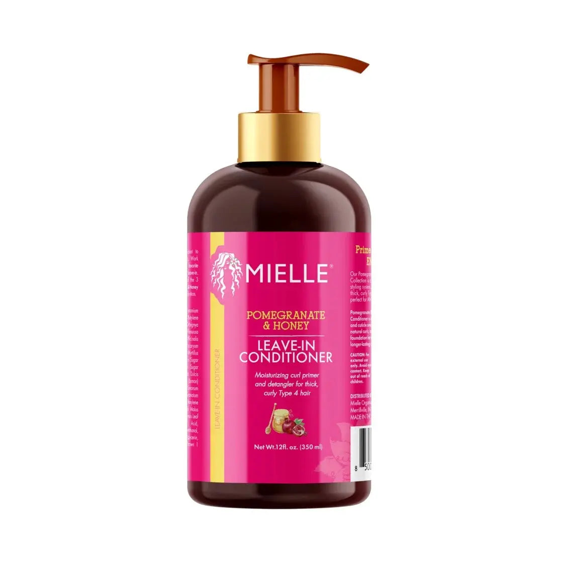 Mielle Pomegranate & Honey Leave-In Conditioner – Hydrating, Detangling & Frizz Control, 12 fl. oz