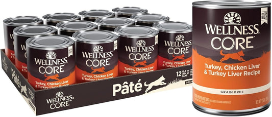 CORE Grain-Free Wet Dog Food – Turkey & Chicken, 12.5oz, 12-Pack