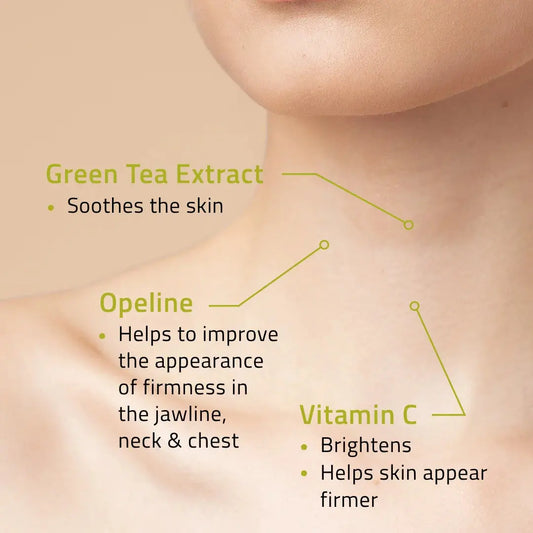 YEOUTH Neck Cream with Vitamin C – Targeting Décolletage, Cleavage, and Chest, 2 Oz
