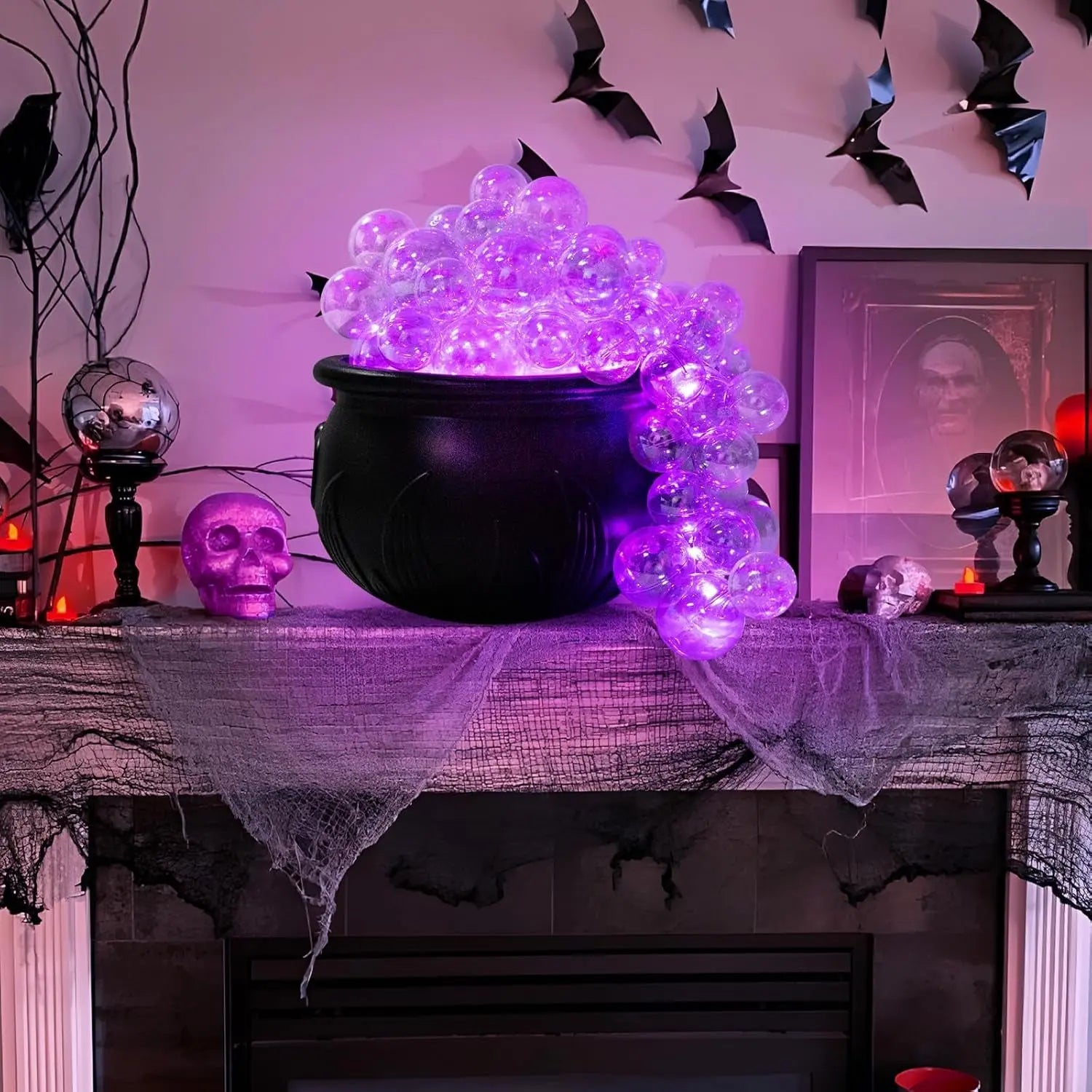 Halloween Fog Machine with LED Lights