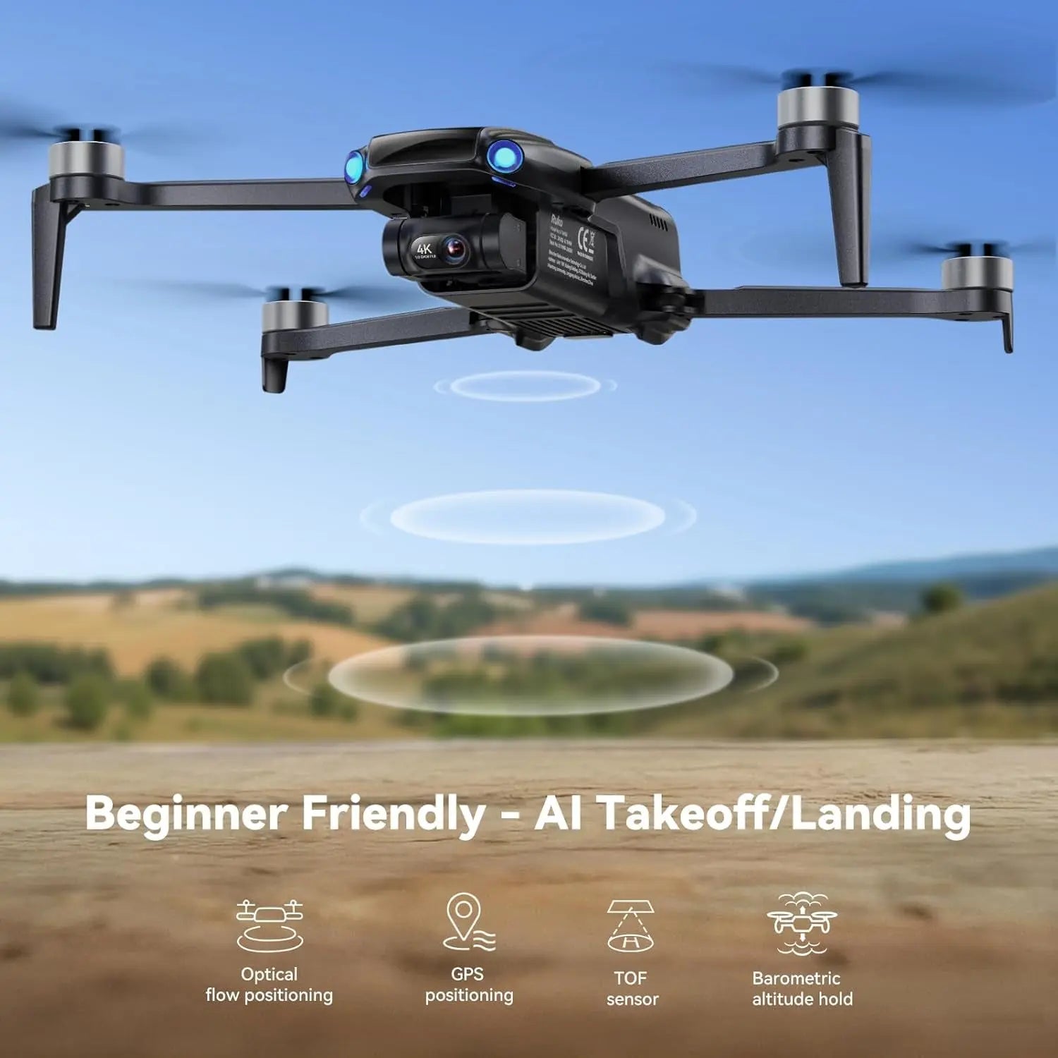 U11MINI 4K Drone for Adults - 96-Min Flight, 20,000ft FPV, 3-Axis Gimbal, Under 249g, 8K Photo