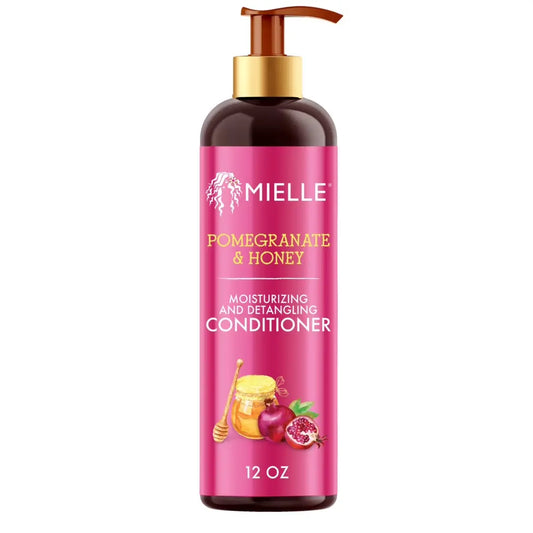 Mielle Pomegranate & Honey Detangling Conditioner 12 fl. oz – Moisturizing Hair Conditioner for Curly, Thick, Natural Hair, Frizz Control & Curl Definition