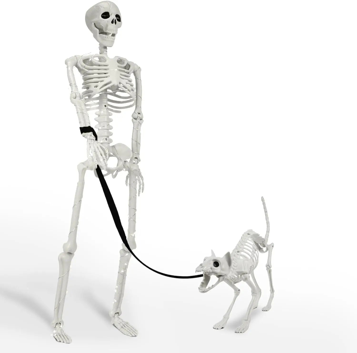 Light-Up Skeleton Halloween Decor