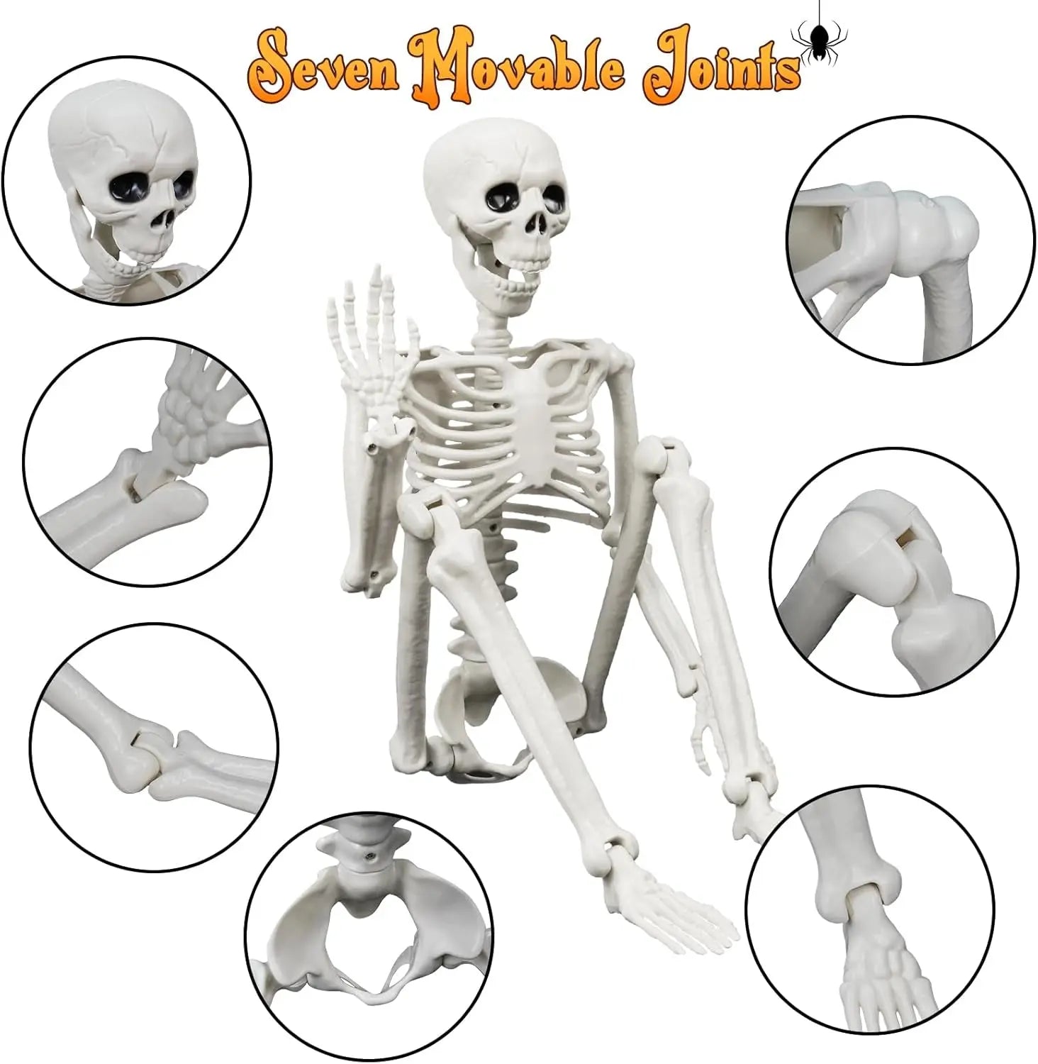 Light-Up Skeleton Halloween Decor